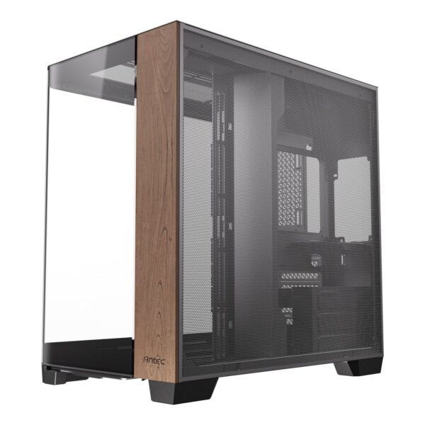 Antec C8 Curved Wood E-Atx | Atx | Micro-Atx | Itx Dual Chamber Gaming Chassis - Black