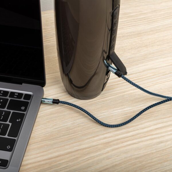 Gizzu 3.5Mm Aux Cable 1.5M - Black/Blue