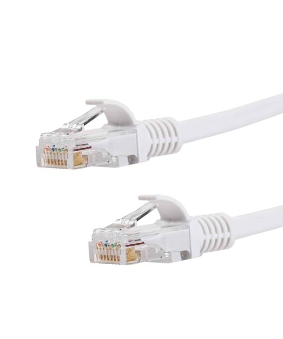 Gizzu Cat6 UTP Fly Lead Ethernet Network Cable 10m – White