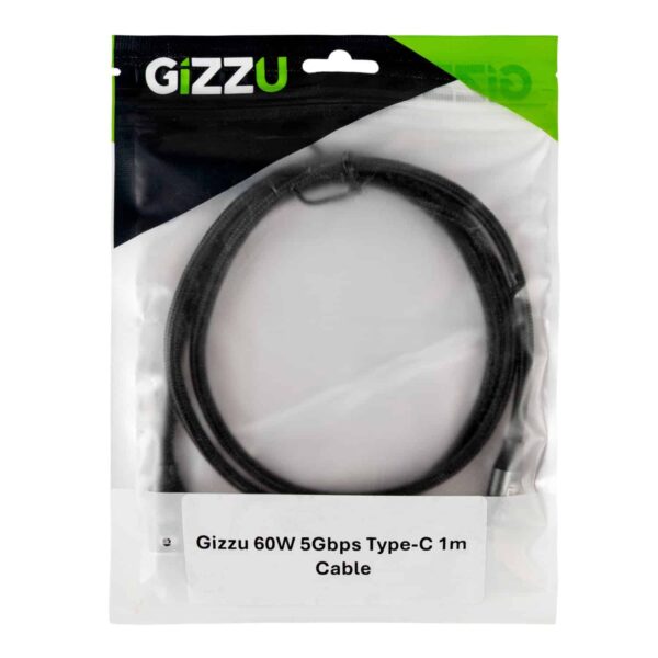 Gizzu 60W 5Gbps Type-C 1M Cable