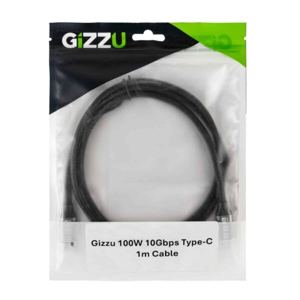 Gizzu Gcpcc10010G 02 100W 10Gbps Type C 2M Cable Angled 9144 Edit 1500X1500 1.Jpg