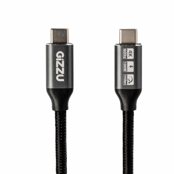 Gizzu Gcpcc10010G 02 100W 10Gbps Type C 2M Cable Top 9143 2 Edit 1500X1500 1.Jpg