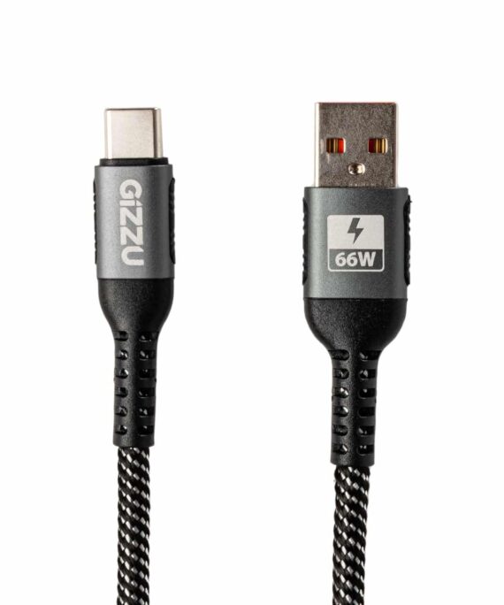 GIZZU 66W 480Mbps USB to Type-C 2m Cable