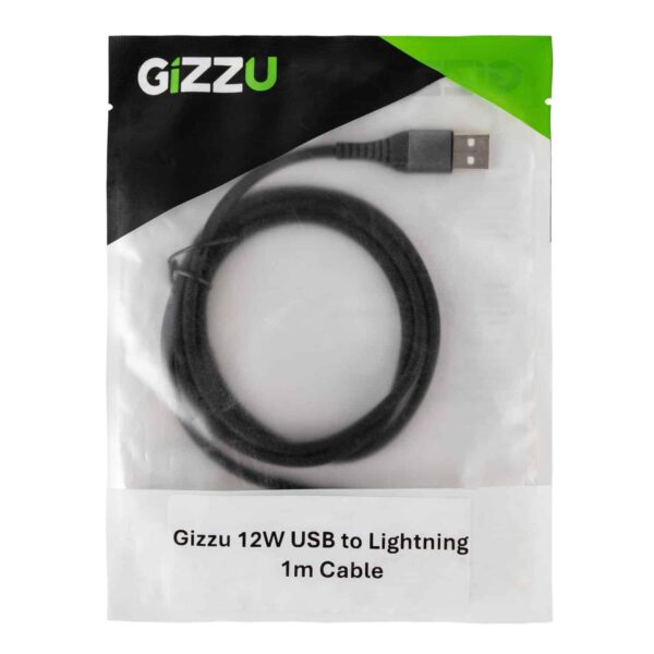 Gizzu Gcpu2L012 01 12W Usb To Lightning 1M Cable Angled 9208 Edit 1500X1500.Jpg