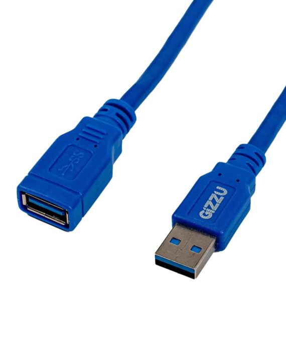 Gizzu USB 3.0 Extension Cable 5m - Blue
