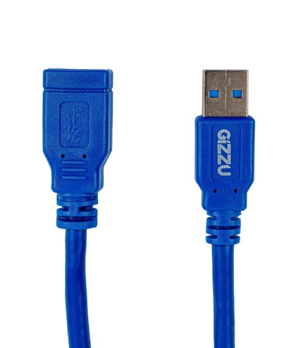 Gizzu USB 3.0 Extension Cable 5m - Blue