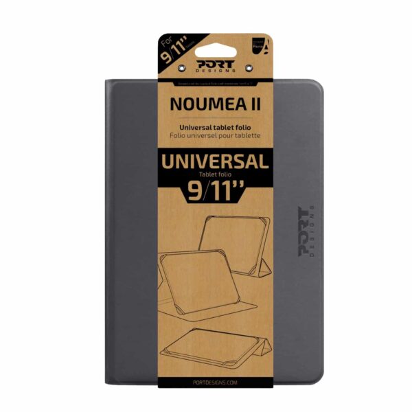 Port Designs Noumea Ii Universal 9/11&Quot; Tablet Folio – Grey 2 Port 201326 Wr 02.Jpg