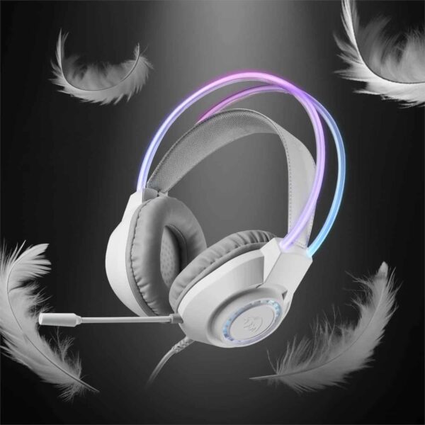 Redragon Scream H231 Wired Gaming Headset White Wr 01.Jpg