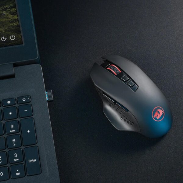 Redragon Gainer M656 Wireless Gaming Mouse 4000Dpi - Black 5 Redragon M656 Gainer Wireless Gaming Mouse Wr 1.Jpg