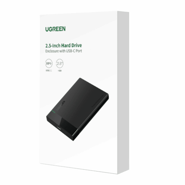 Ugreen 2.5'' Sata Hard Drive Usb 3.0 Enclosure, Uasp, 6Gbps