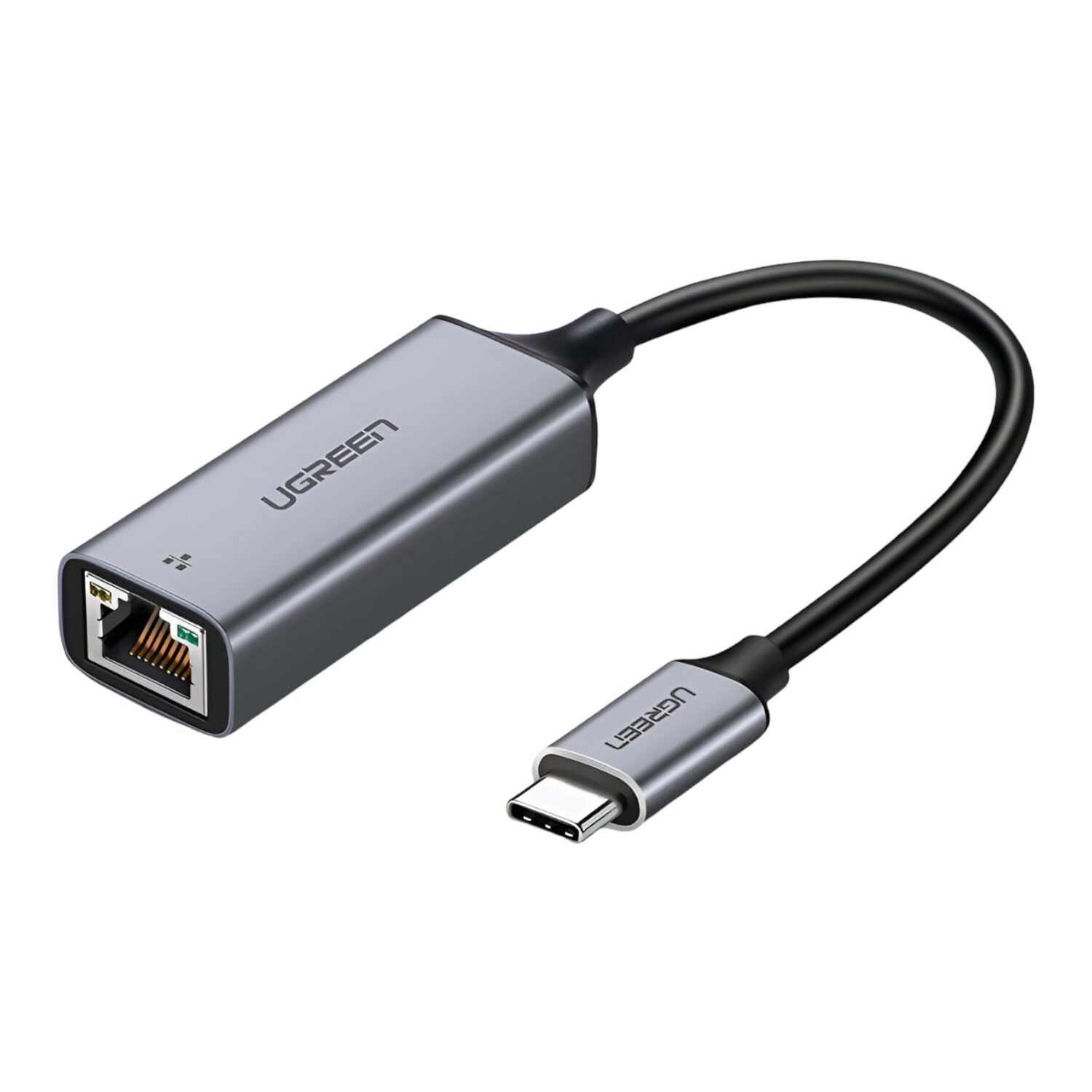 Ugreen Cm199-50737 Type-C To Gigabit Ethernet Adapter - Silver 1 Ugreen Cm199-50737 Type-C To Gigabit Ethernet Adapter - Silver