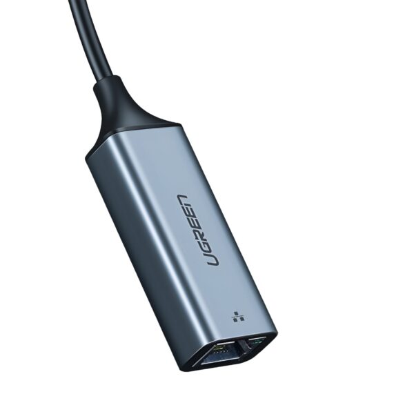 Ugreen Cm199-50737 Type-C To Gigabit Ethernet Adapter - Silver 2 Ugreen Cm199-50737 Type-C To Gigabit Ethernet Adapter - Silver