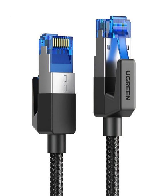 UGREEN Cat8 Nylon Braided Ethernet Cable - 40Gbps with Modular Plugs - 5m