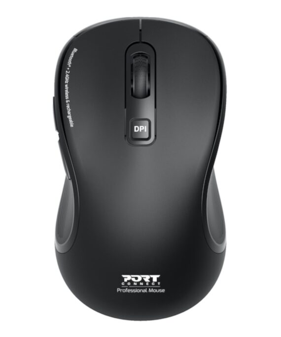 Port Connect Essential Bluetooth Wireless Rechargeable Mouse