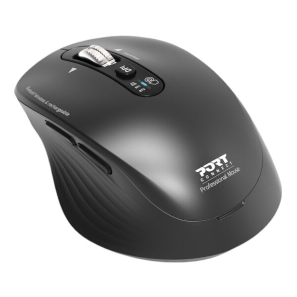 Port Connect Business 2.4Ghz Rechargeable Bluetooth Wireless Mouse - Black 5 910202 Wr 02.Jpg