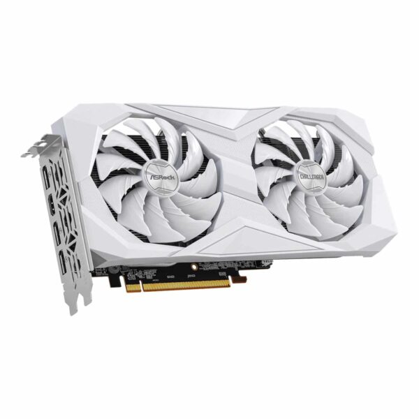 Asrock Radeon Rx6600 Challenger D 8G Gddr6 128-Bit Graphics Card - White 3 Asrock Rx6600Challengerw8G Wr 03A.jpg