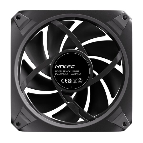 Antec Orbit Pwm 120Mm Argb Fan 3 Pack - Black 4 Antec Orbit 120 3Pk Wr 04A.jpg