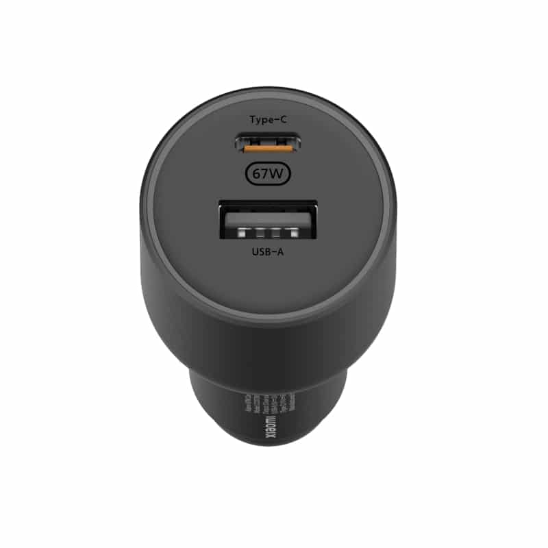 Xiaomi 67W Car Charger Usb-A And Type-C 2 Xiaomi Car Chrgr 2 Port 67W