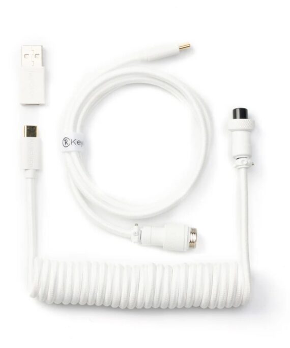 Keychron Coiled Aviator White Cable