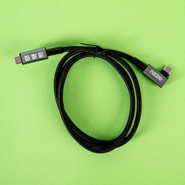 Gizzu Gcpcc10010G90 01 100W 10Gbps Type C Angled 1M Cable Angled 9154 Edit 2500X2500.Jpg