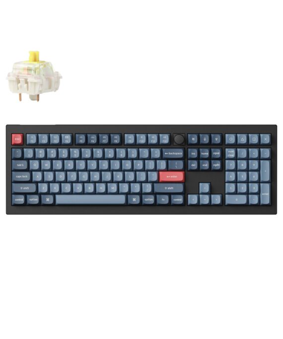 Keychron V6 Max Wireless Custom Keyboard - BANANA Switch