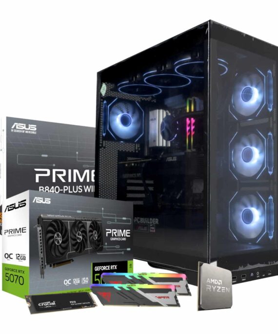 PCBuilder Ryzen 5 7600 MAVERICK Windows 11 Gaming PC