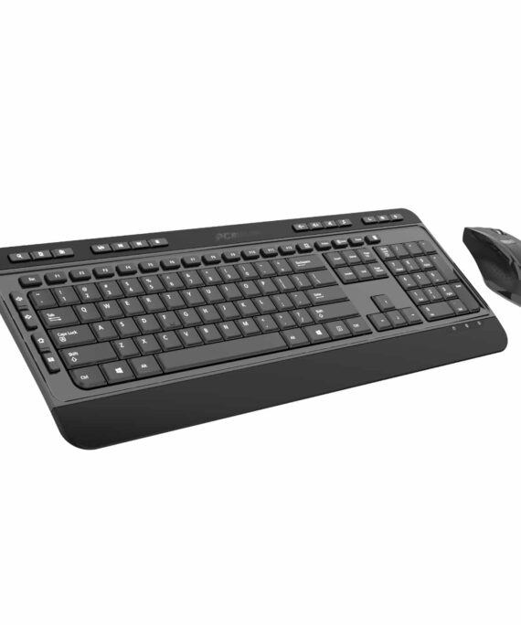 PCBuilder ALPHA Silent Wireless Keyboard and Mouse Combo