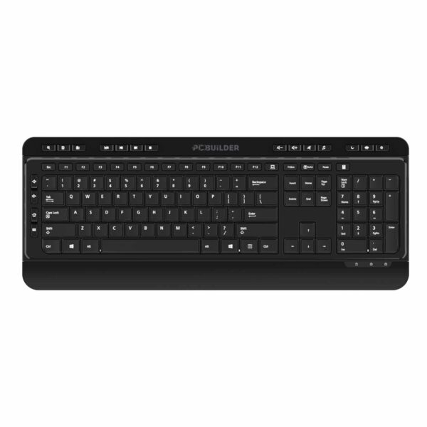 Pcbuilder Alpha Silent Wireless Keyboard And Mouse Combo