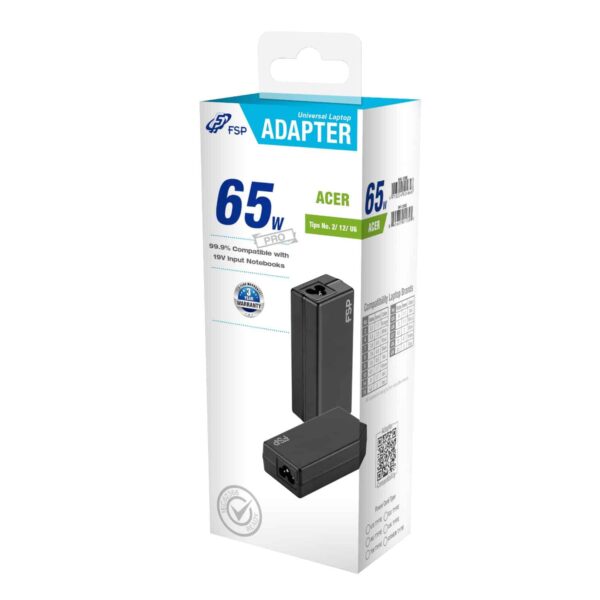 Pna0652521 Fsp Nb 65W Acer Notebook Adapter Wr 01.Jpg