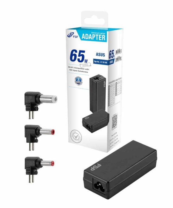 FSP PRO 65W Universal Laptop Adapter – Asus