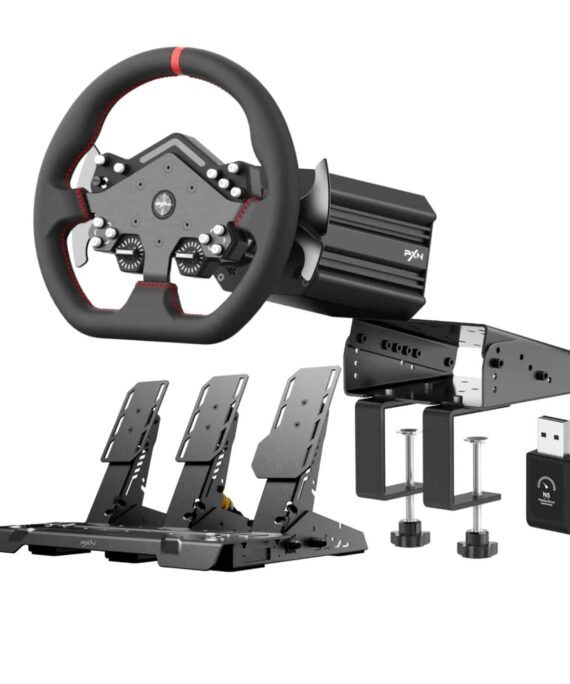 PXN V12 Lite Sim Racing Steering Wheel Bundle