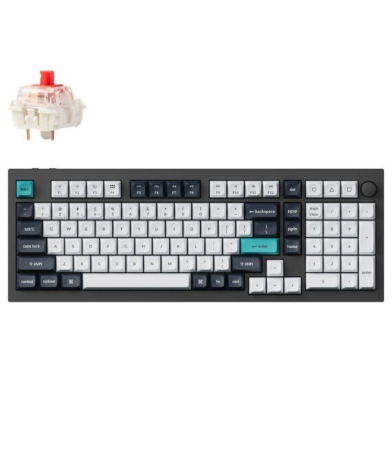 Keychron Q5M-M1 QMK/VIA Wireless Custom Keyboard - Black