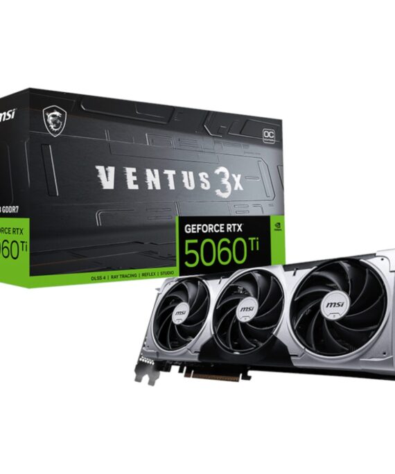 MSI GeForce RTX 5060 Ti VENTUS 3X OC PLUS 16GB GDDR7 Graphics Card