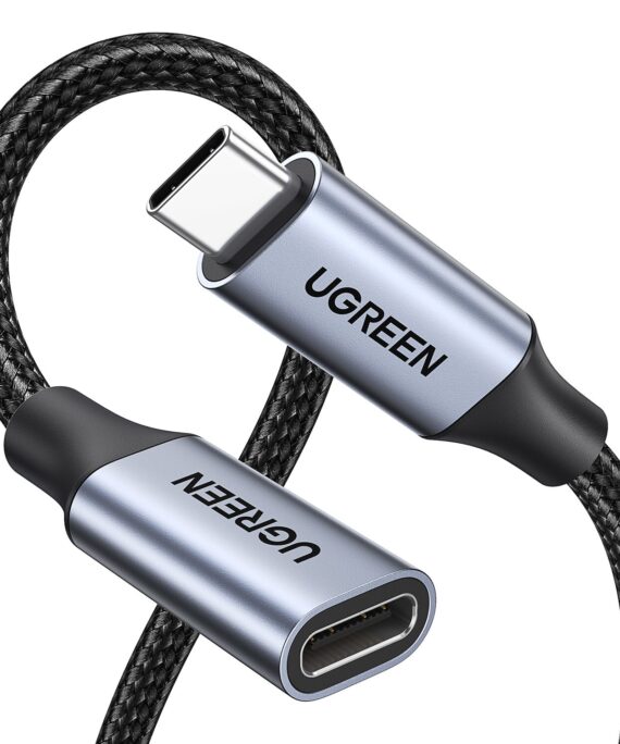 UGREEN Type-C 3.1 Gen2 Extension Cable – 10Gbps, PD 100W (1m)