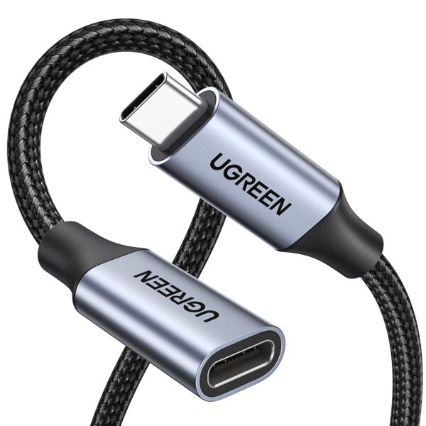 Ugreen Type-C 3.1 Gen2 Extension Cable – 10Gbps, Pd 100W (1M)