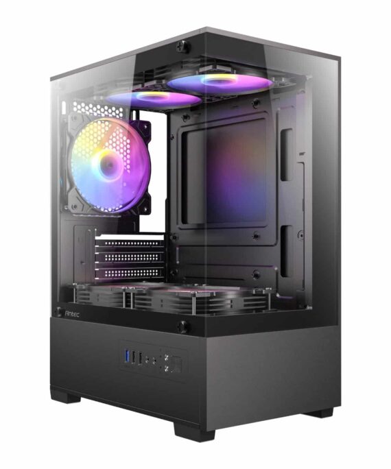 VCX100M RGB ELITE Antec VCX100M RGB Elite M ATX Mini Tower Gaming Chassis wr 01.jpg
