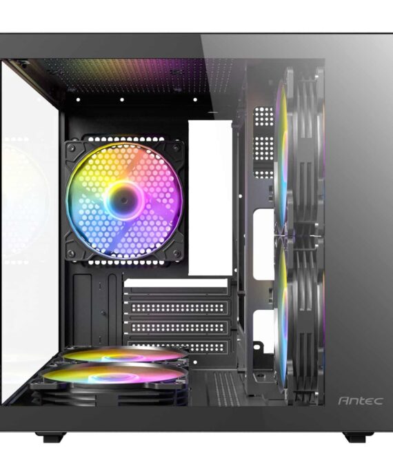 Antec VCX20M RGB Elite Micro-ATX | ITX Mini-Tower Gaming Chassis - Black