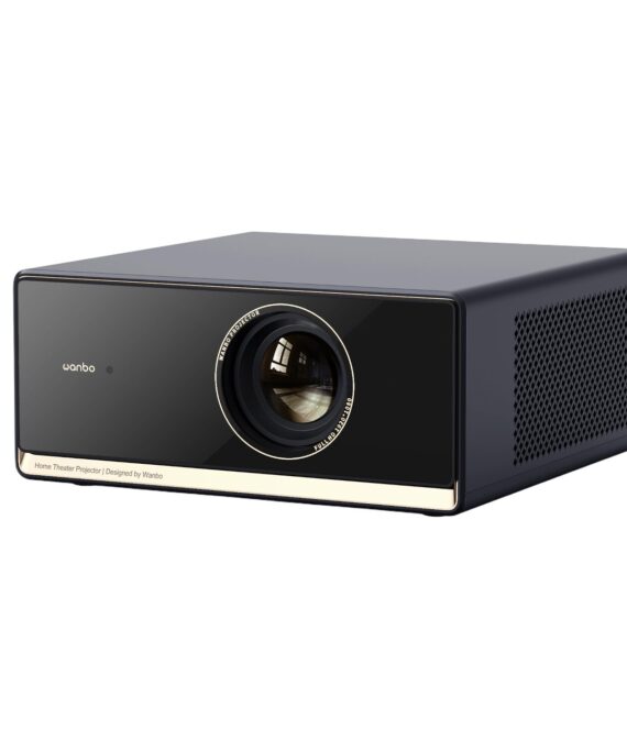 WANBO X5 Pro Full HD Smart Projector (1080p, 1100 ANSI Lumens, Android TV, ASA 3.0, 5GHz Wi-Fi, Autofocus)
