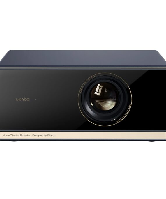 WANBO X5 Pro Full HD Smart Projector (1080p, 1100 ANSI Lumens, Android TV, ASA 3.0, 5GHz Wi-Fi, Autofocus)