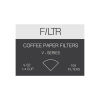 100 Pour Over Coffee Filter Papers for V60 (V02) 1-4 cup