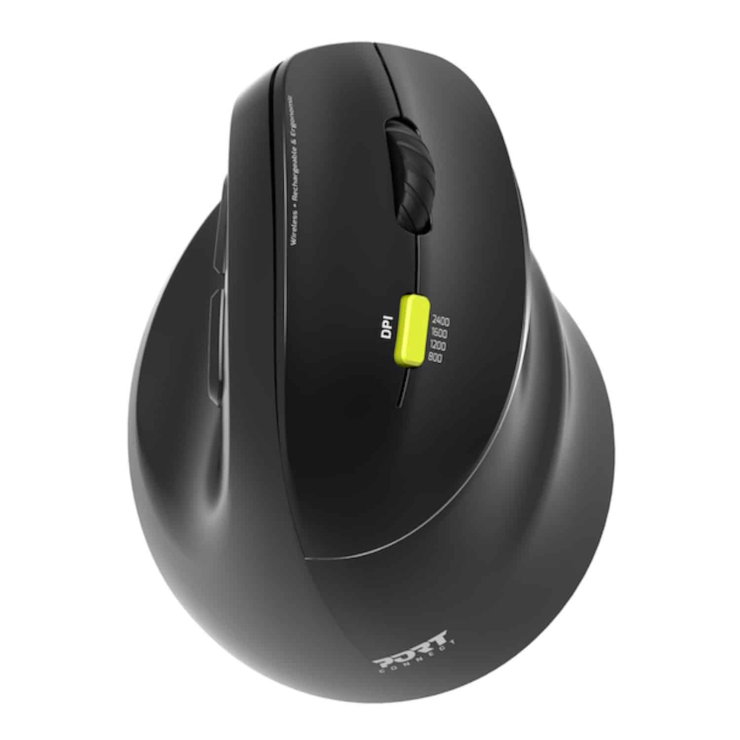 Port Connect Ergo Shape Bluetooth Rechargeable Mouse 1 910007 .Port Mouse Ergo Rechargeable Bt Right Wr 08.Jpg
