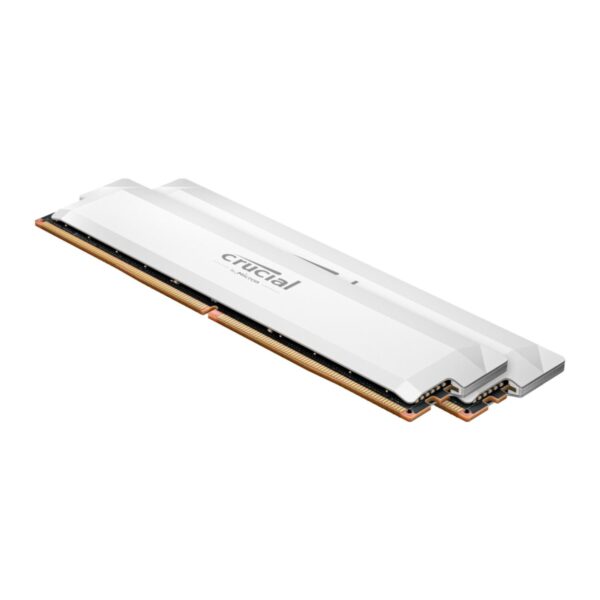Crucial Pro Ddr5 6400Mhz 32Gb Overclocking Memory Kit - White