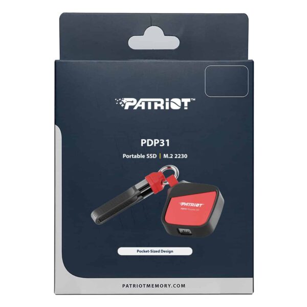Patriot Pdp31 1Tb Type-C Portable Ssd - Red / Black 5 Pdp311Tb23Uck Patriot Pdp31 1Tb Type C Portable Ssd Red Black Wr 05.Jpg