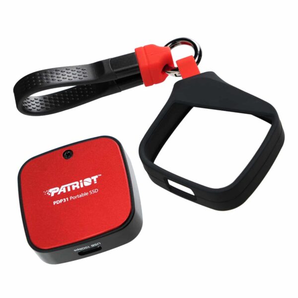 Patriot Pdp31 2Tb Type-C Portable Ssd - Red / Black 4 Pdp312Tb23Uck Patriot Pdp31 2Tb Type C Portable Ssd Red Black Wr 04.Jpg