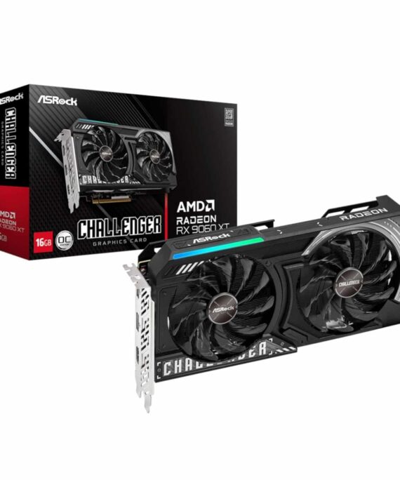 RX9060XTCHALLENGER16G ASRock AMD Radeon RX 9060 XT Challenger 16GB OC wr 01a.jpg