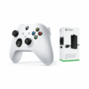 XBOX Series Wireless Controller Robot White Plus Rechargeable USB-C Battery Kit
