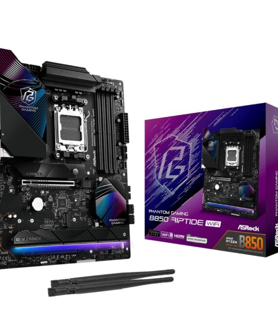 B850 RIPTIDEWIFI ASROCK B850 RIPTIDE WIFI AM5 ATX 4X DDR5 wr 01.jpg
