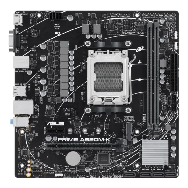 Asus Prime A620M-K Am5 Ddr5 M-Atx Motherboard