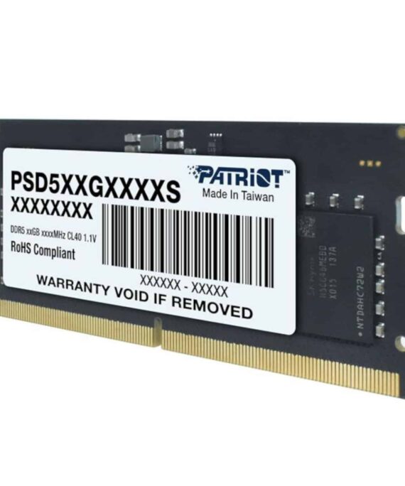 PSD516G560081S Patriot Signature Line 16GB 5600MHz DDR5 SODIMM Notebook Memory wr 02.jpg