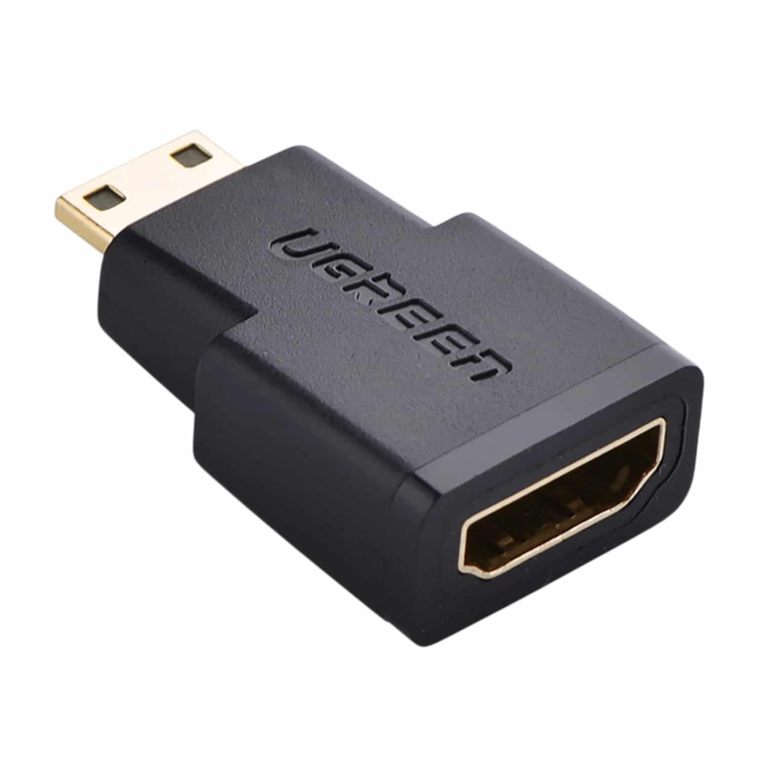 Ugreen 20101-20101 Mini Hdmi To Hdmi Adapter - Black 1 Ugreen 20101-20101 Mini Hdmi To Hdmi Adapter - Black